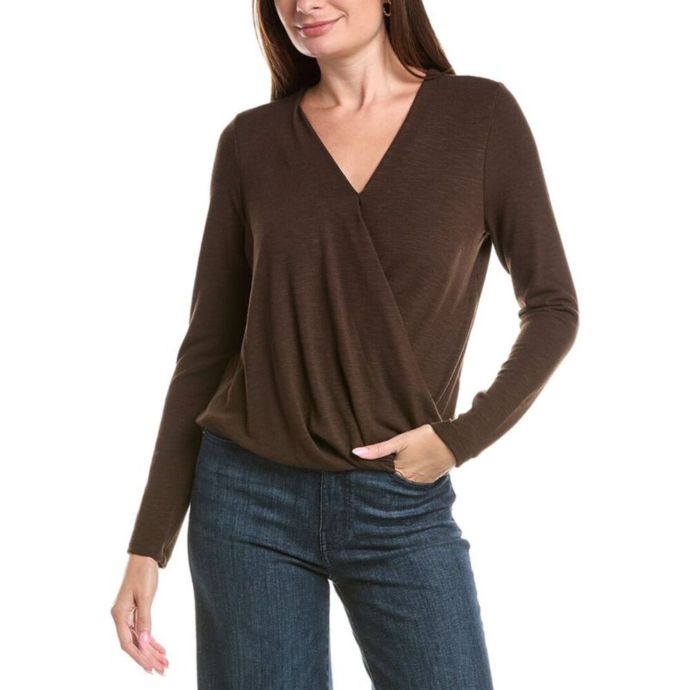 Michael Stars Womens  Janet Surplice Top